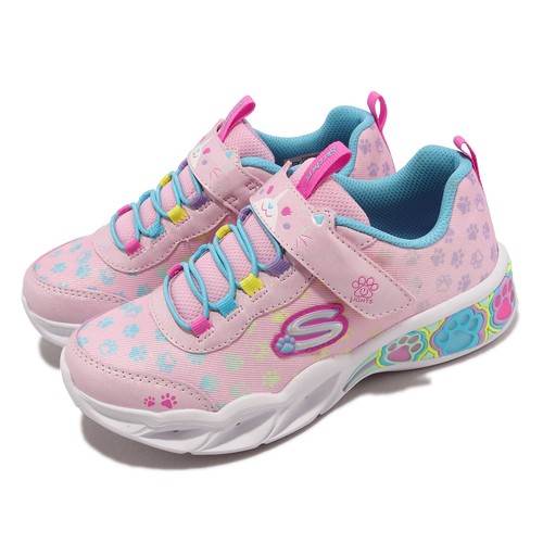 

Skechers S Lights-Pretty Paws Розовые детские повседневные кроссовки для дошкольников 319301-LPKMT, Розовый, S Lights-pretty Paws