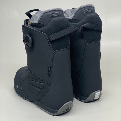 Pre-owned Burton Ruler Boa Medium Stiff Snowboard Boot Black Sz Mens 10.5 20317100-001