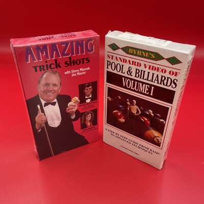 Amazing Trick Shots with Steve Mizerak VHS Byrne s Pool And Billiards Sealed