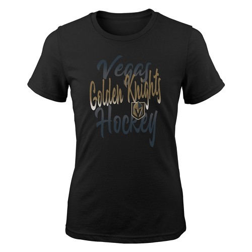 Футболка Outerstuff NHL Youth Girls (7–16) Vegas Golden Knights Write It Up