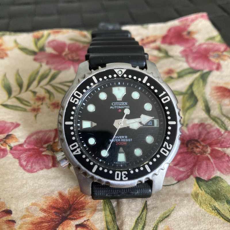 Citizen Promaster Kult Taucheruhr Automatik Original Band Top