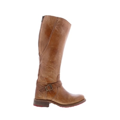 Bed Stu Glaye F315401 Женские коричневые кожаные сапоги до колена на молнии