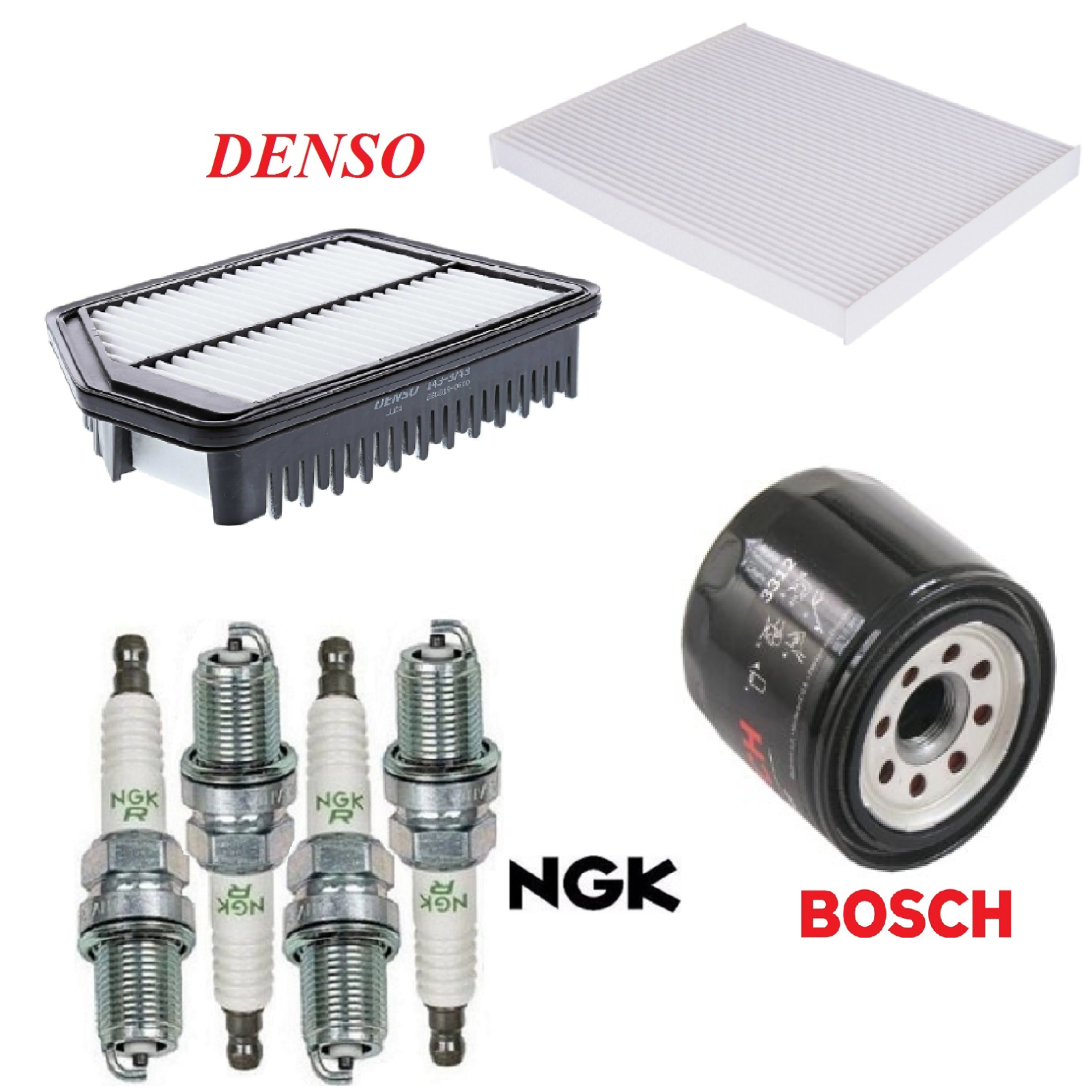Tune Up Kit Filters Spark Plugs For HYUNDAI ELANTRA L4 1.8L & 2.0L 2014-2016