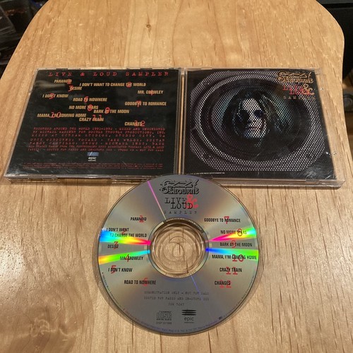 Ozzy Osbourne - Live & Loud Sampler CD US promo black