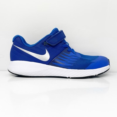 

Nike Boys Star Runner 921443-400 Синие кроссовки для бега Размер 3Y, Синий, Star Runner