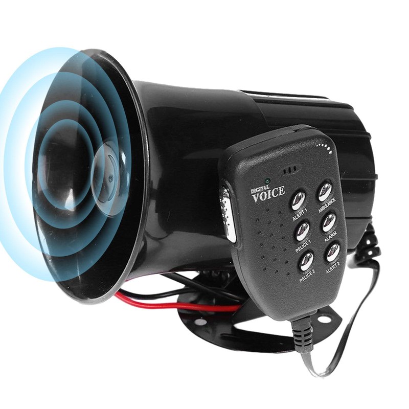 12v Car Loud Electric Alarm Wanring Siren
