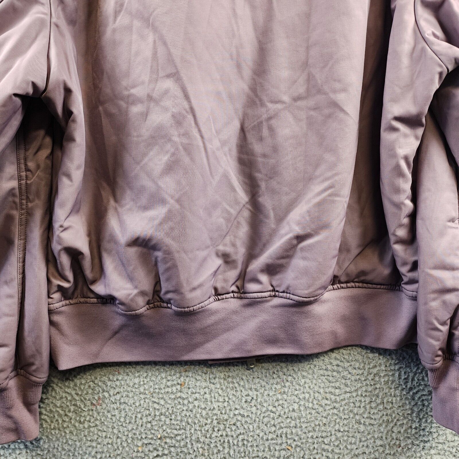 Y-3 Legacy Bomber Jacket Men's L Light Purple Side Pockets Y-3 Legacy Bomber Jacket Men's L Light Purple Side Pockets