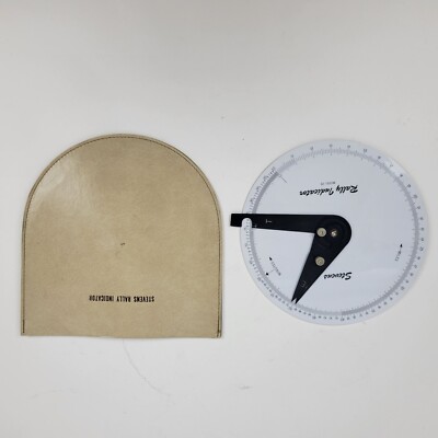 Vintage Stevens Rally Indicator Model 25 9'' w Leather Case