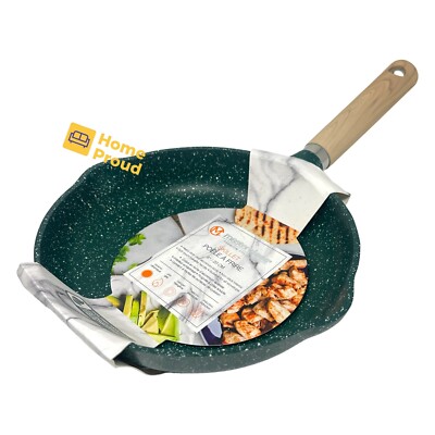 Masterclass Frying Pan Nonstick Skillet Premium Kitchen Cookware 8 Inch Green
