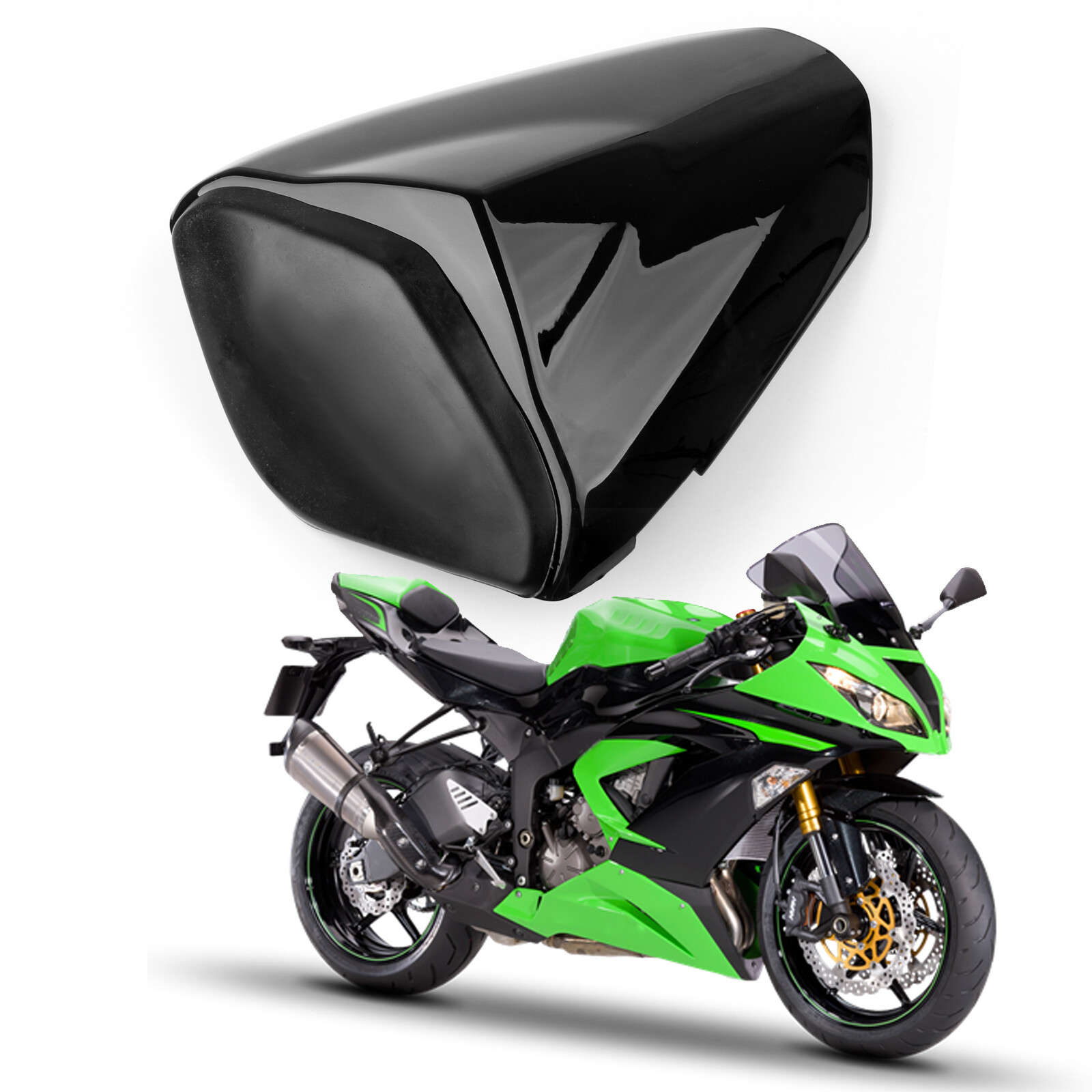 Rear Seat Cover Cowl For Kawasaki ZX6R ZX 636 2009-2018 Black | eBay