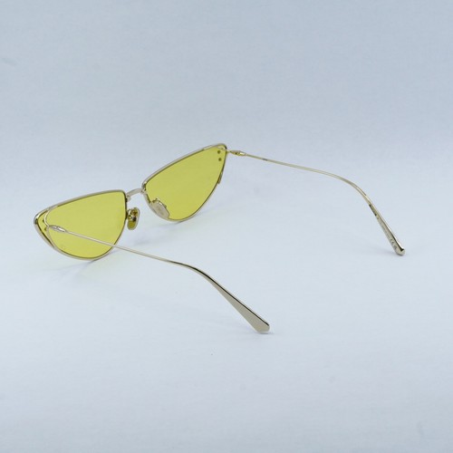 Pre-owned Dior Miss B1u B0h0 Gold/yellow 63-14-135 Sunglasses Authentic