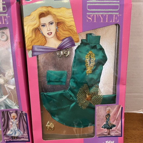 4 VTG Sandi Doll Clothing Barbie Flair Sindy Fashion Outfits Intimate Dresses