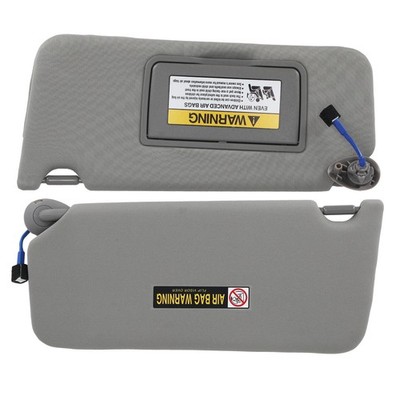 Front Sun Visor Set for Honda Accord 2008-2017 83280TA5A71ZA Gray Interior Pair