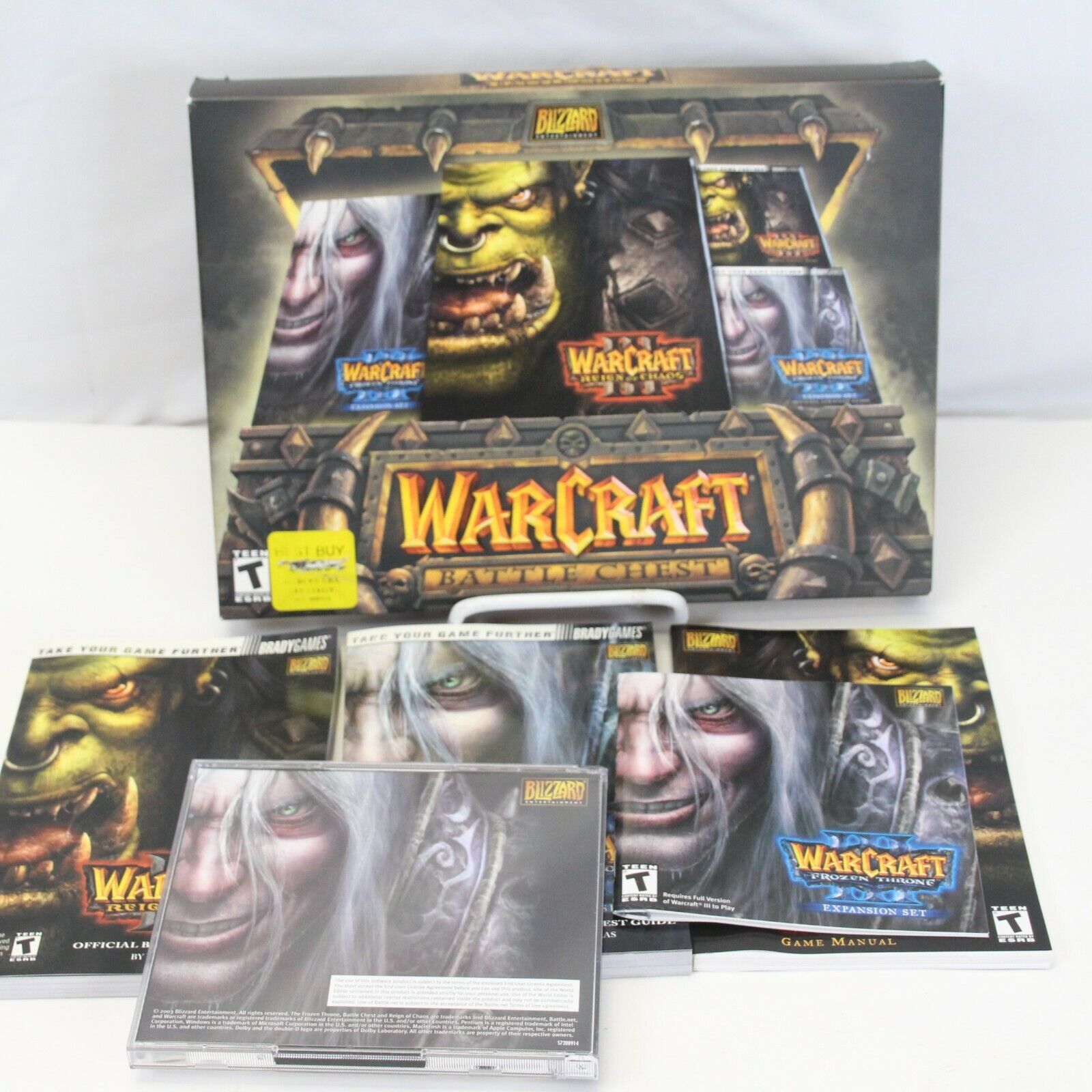Blizzard WARCRAFT III Battle Chest WIN MAC CD-ROM Missing #2 ...