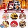 FLOE 36Pcs Burlap Christmas Drawstring Bags Buffalo Plaid Xmas Gift Bags Burlap Xmas Candy Small Christmas Linen Bag Goody Treat Sacks Reusable Gifts Wrapping Bag Holiday Party Favors