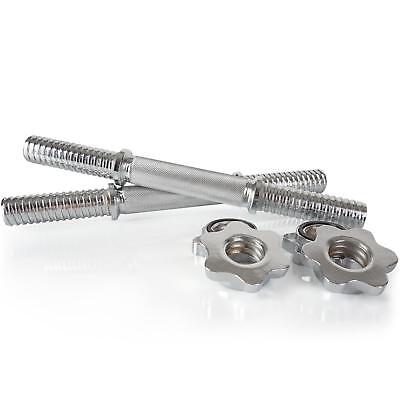 ScSPORTS® Kurzhantelstange Kurzhanteln 30 mm verchromt Schraubverschluss 1er 2er