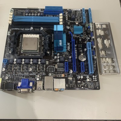 ASUS M4A88T-M Socket AM3 Motherboard w/ AMD Phenom II x4 955 3.2 GHz CPU Combo