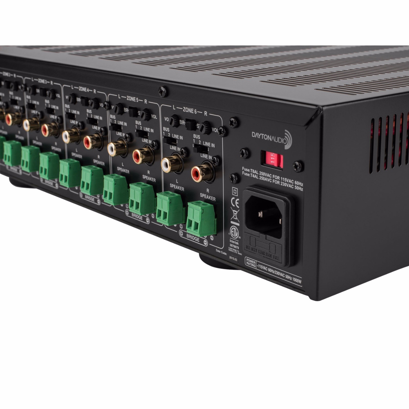 Dayton Audio MA1240a MultiZone 12 Channel Amplifier 844632081095 eBay