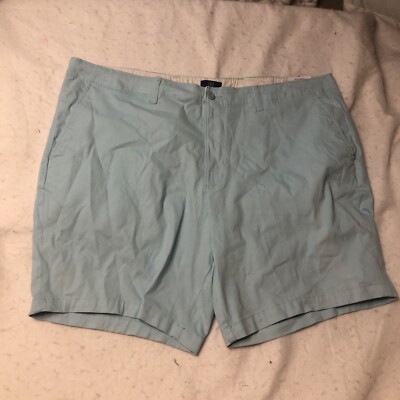 George Above The Knee GE Flat Front Short Aqua Cloud - Size 44
