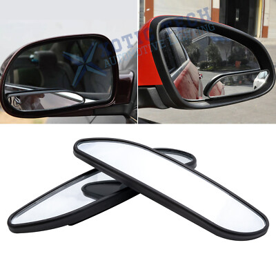 Car Rearview Mirror Blind Spot Side Convex View Wide Angle Van Adjustable 360°