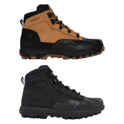 Детские ботинки Timberland Converge Shell Toe Черный/Пшеничный нубук для малышей/дошкольников/GS