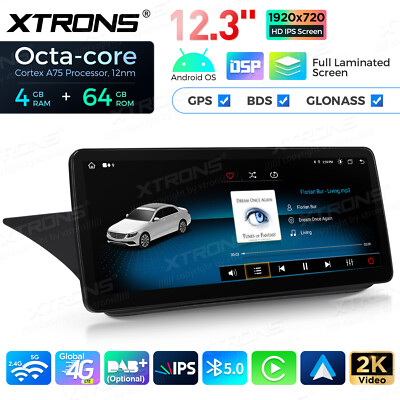 Android 13 8-Core CarPlay Car Stereo GPS Navi For Benz E-Class W212 S212 NGT4.5