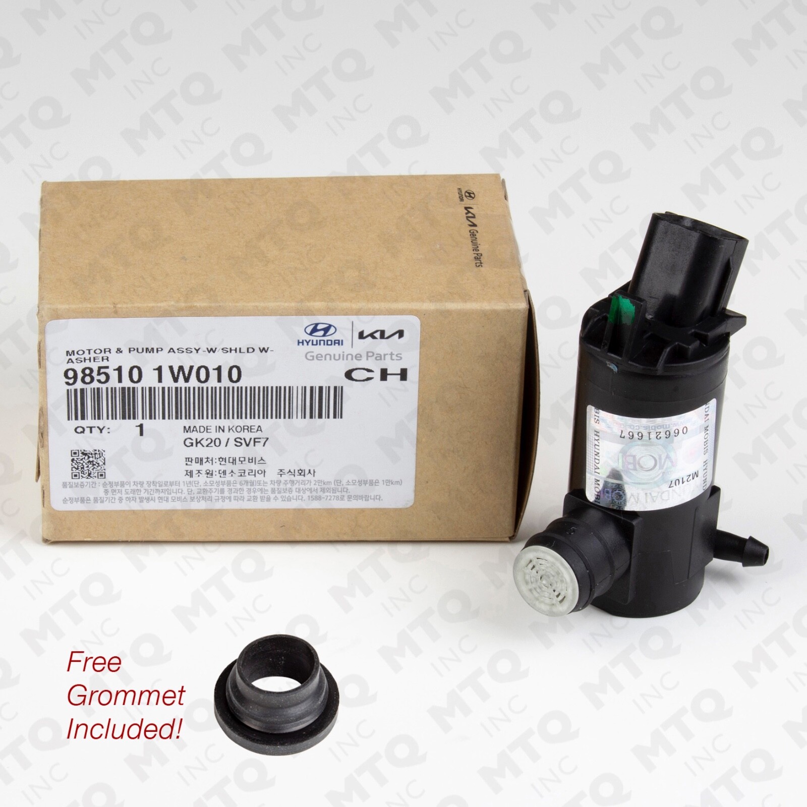 ワナワン  maaa 98510-1W010 Genuine Windshield Washer Pump compatible with