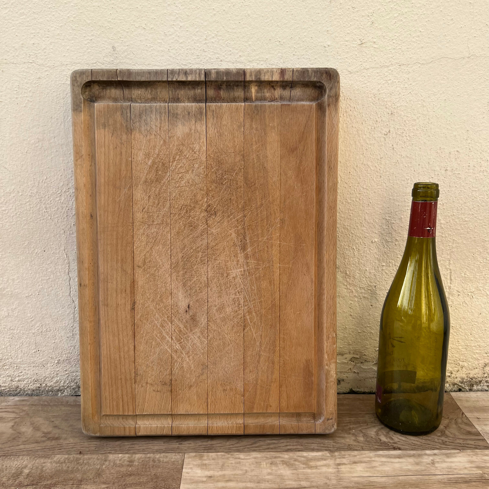 ANTIQUE VINTAGE FRENCH BREAD OR CHOPPING CUTTING BOARD WOOD