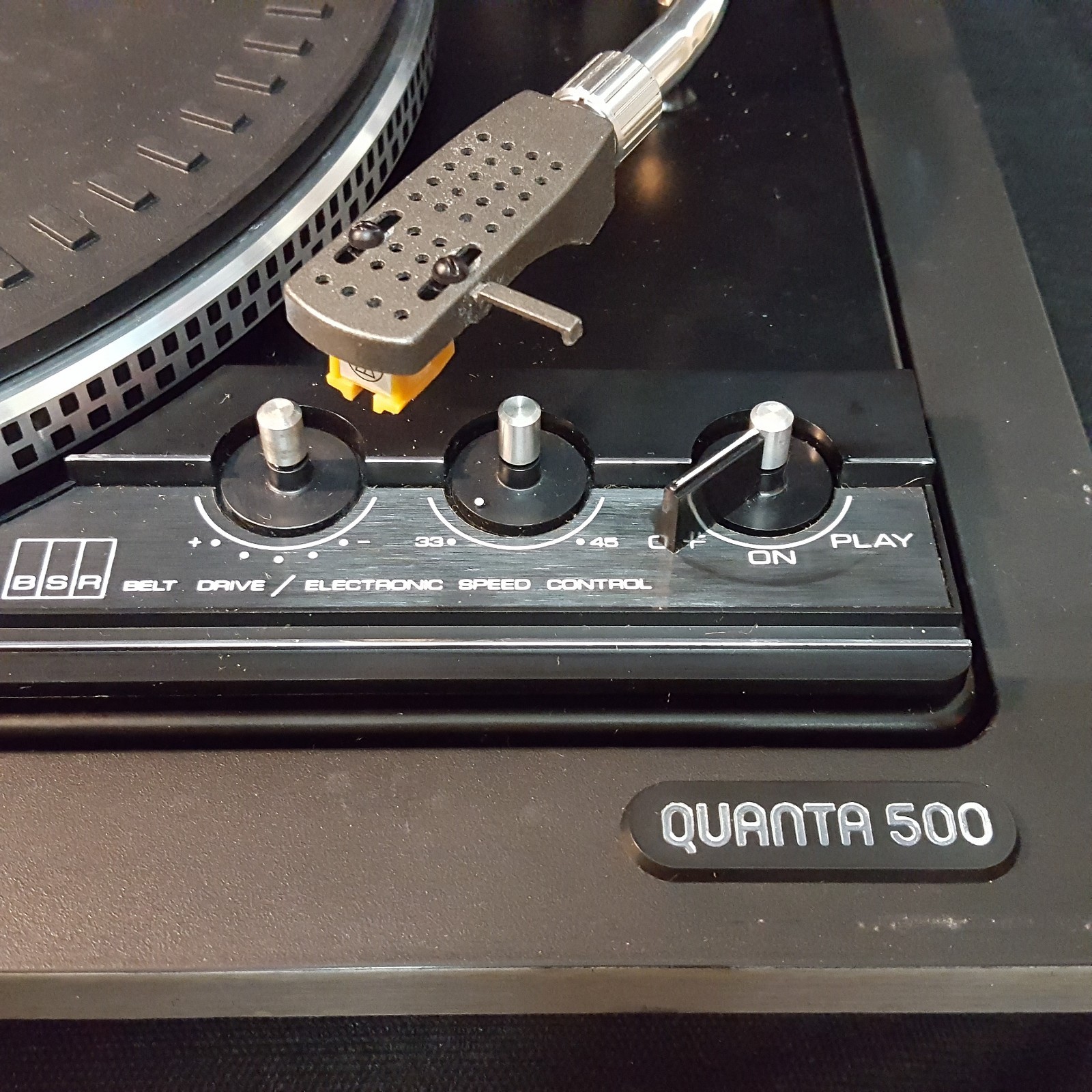 VINTAGE BSA QUANTA 500 Belt Drive / Electronic Speed Control Turntable
