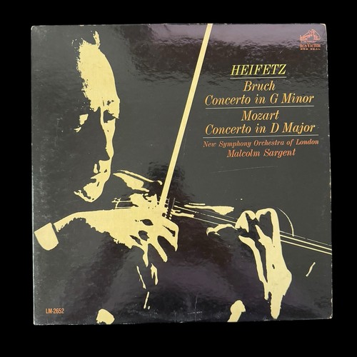 洋楽 Heifetz Bruch Mozart Bruch Mozart Heifetz LP Vinyl Record Album LM2652 Classical