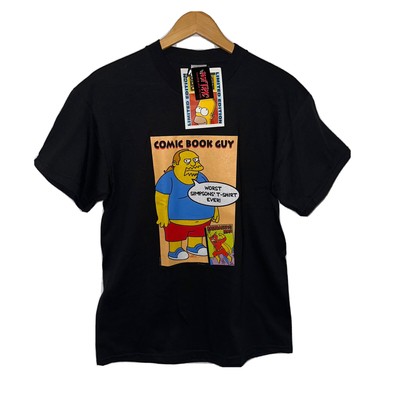 NWT Vtg The Simpsons Limited Edition Comic Book Guy Radioactive Man T Shirt Sz M