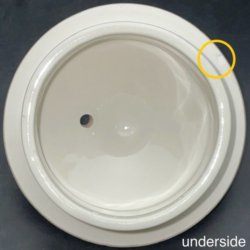 Hall China Pink New York Rare 10 Cup Gold Label Flower Daisies Teapot c1950s USA