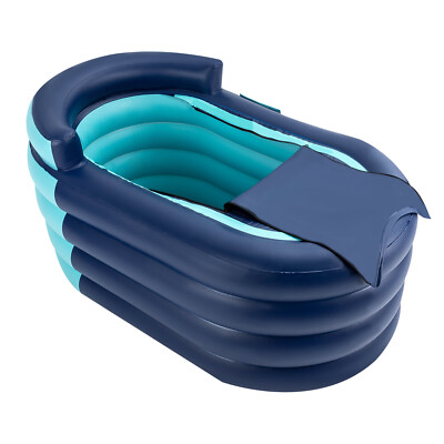 Inflatable Bathtub Adults Foldable Hot Water Bath Spa Adult Bath Tub Air Pump