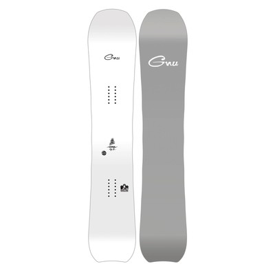 GNU Hyper Snowboard White Black 159w