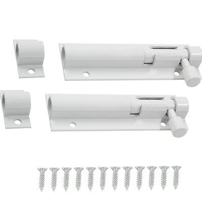 2 Pack 3 Inch Barrel Bolt Lock Slide Latch Lock for Security Gate Warehouse