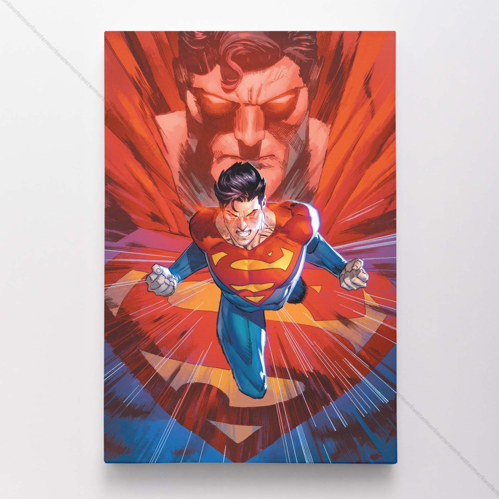 Superman Poster Canvas Dark Crisis Comic Book Cover Art DC Print #741