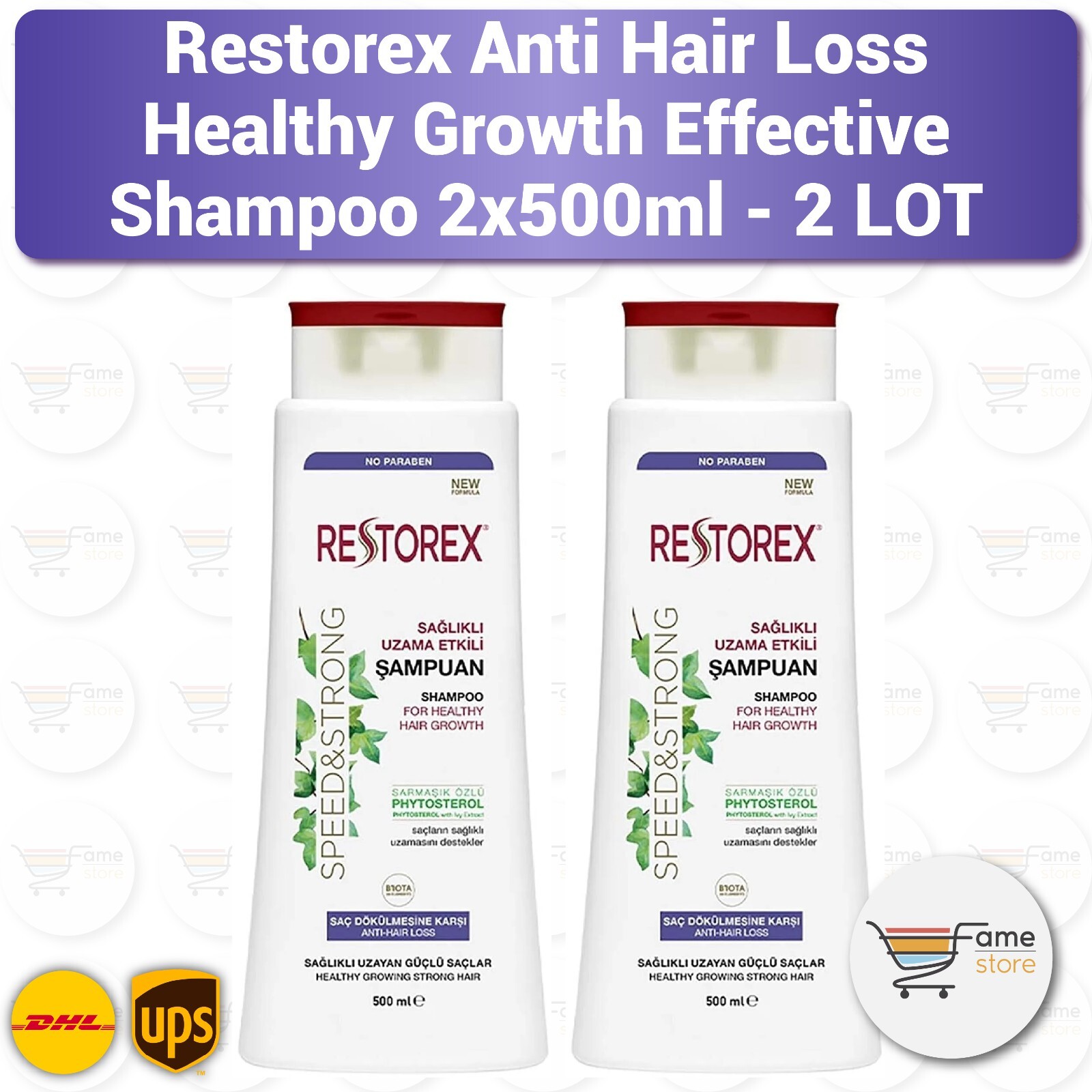 CHAP UP Hair Restorer 120ml 2本セット CHAPUP Hair Growth Lotion 120ml - Made in Japan