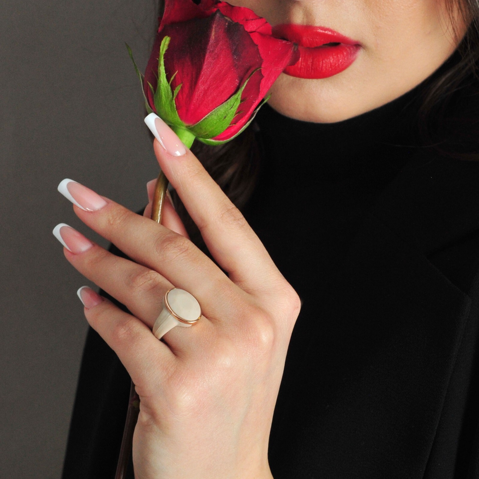 NEW! Oversized Metal Framed OVAL Collection by Rinfit - Silicone Rings Women