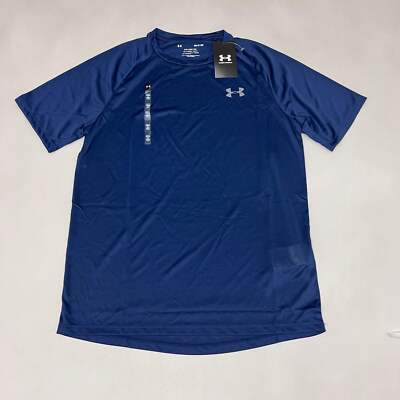 UNDER ARMOUR Tech 2.0 Short Sleeve Tee Men's Academy / Graphite-408 Sz S 1326413