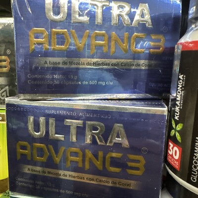 Ultra Advance 3 - Ultra Advanc3 3 Pack ultra advance 3 Jenjibre Omega 3 Boxes