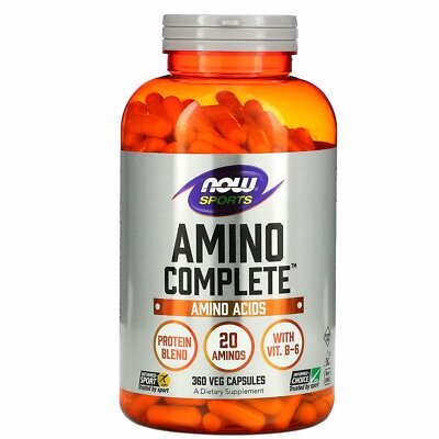 Now Foods Amino Complete 360 капсул с гарантией качества GMP