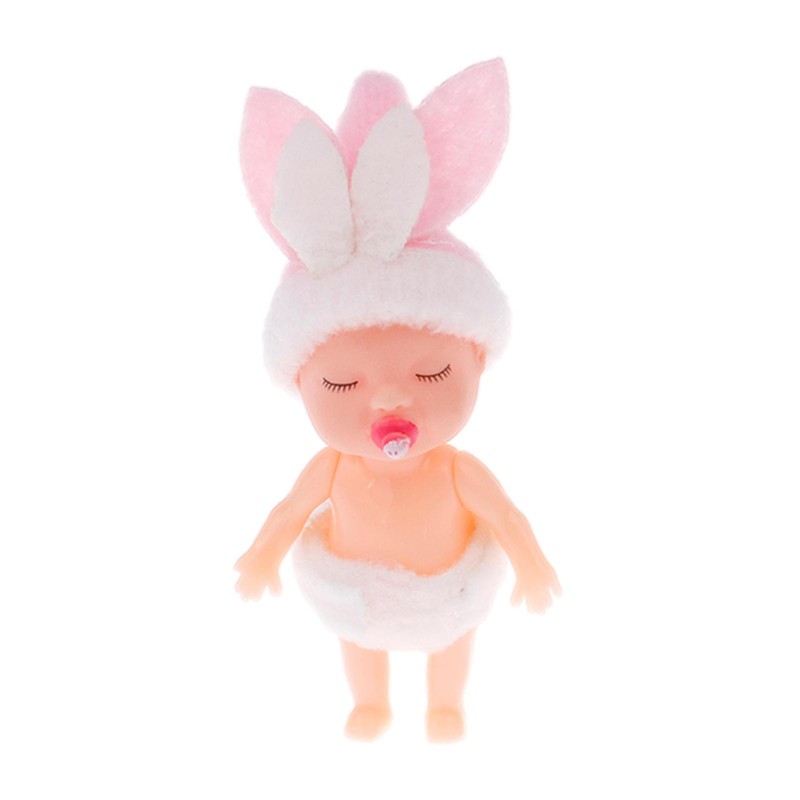 Mini Baby Reborn Doll With Movable Limbs Soft Touch Lifelike Newborn Toy Gift