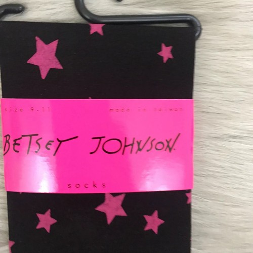 NWT Betsey Johnson Socks Stars Size 9-11 s4