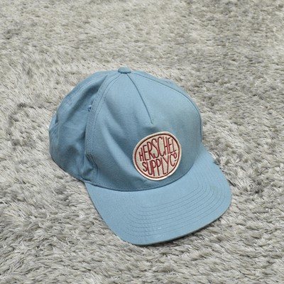 Herschel Supply Co Baseball Cap One Size Blue Men Adjustable  Solid Knit Cotton