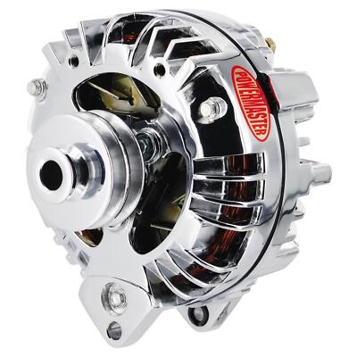 Powermaster 17509 Retro Alternator, 95A, V-belt, 12V, Fits Chrysler