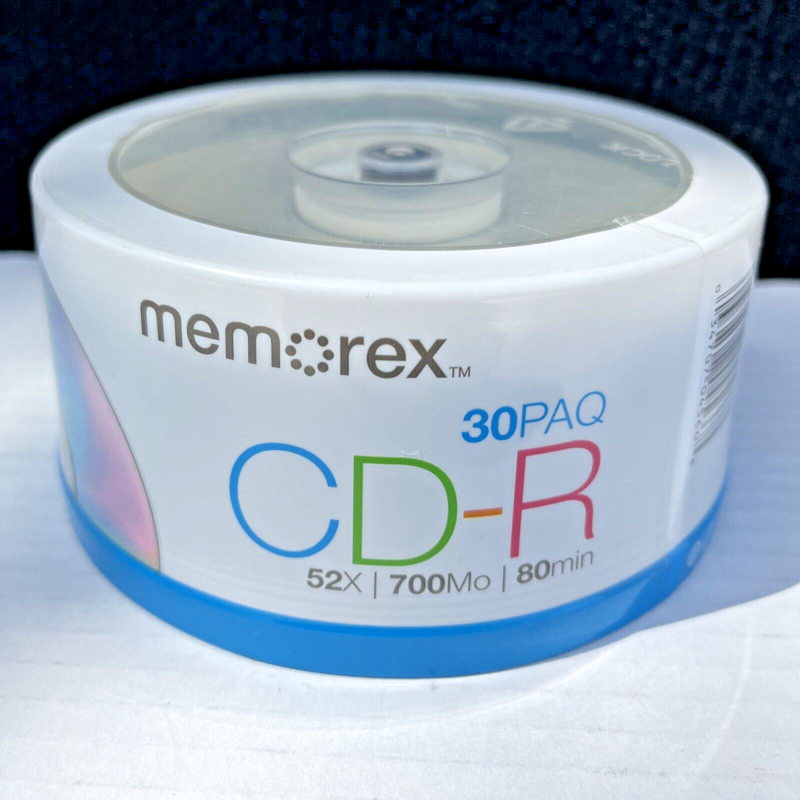 Memorex CD-R 30 Pack 700MB 80 Minute 52x Multi Speed Recordable Discs SEALED NEW