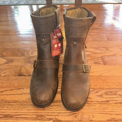 NEW - Men s Rustic Brown Xelement Advanced Motorcycle Boots by Xelement SIZE 9.0