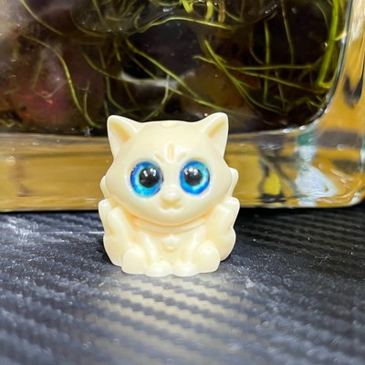 5pc nine-tailed fox Tagua Nut DIY animal Hole pendant bracelet Reiki Healing 1''