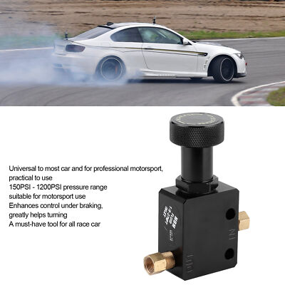 Universal Adjustable In Line Brake Proportioning Valve Disc Drum Aluminium Alloy