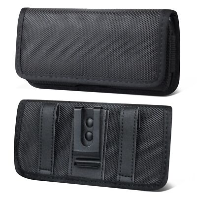 For Samsung Galaxy S24 S23 S22 + Ultra FE Nylon Phone Pouch Case With Belt Clip